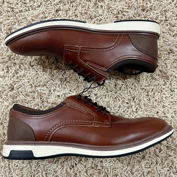 ALDO Men’s Shumen Derby Lace-Up Oxford Shoes Brown, Size 7.5M (New) main image 3